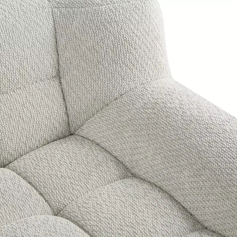 GDFStudio Tobey Modern 64.5 Square-Tufted Velvet Compression Foam Loveseat