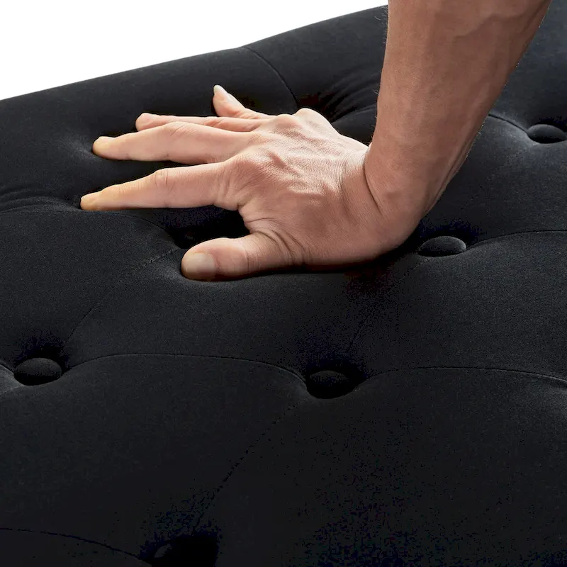 Entryway Living Room Soft Padded Seat with Armrest,Bed Bench