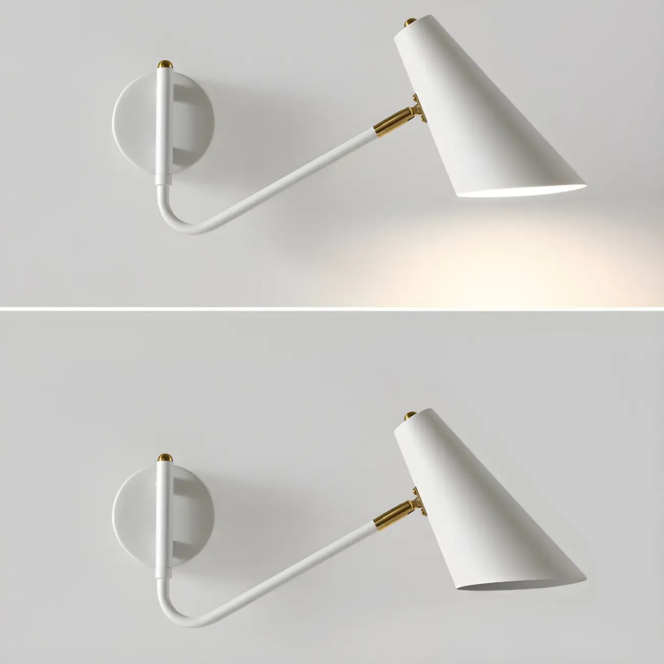 Modern Metal Simple Swing Arm Wall Light