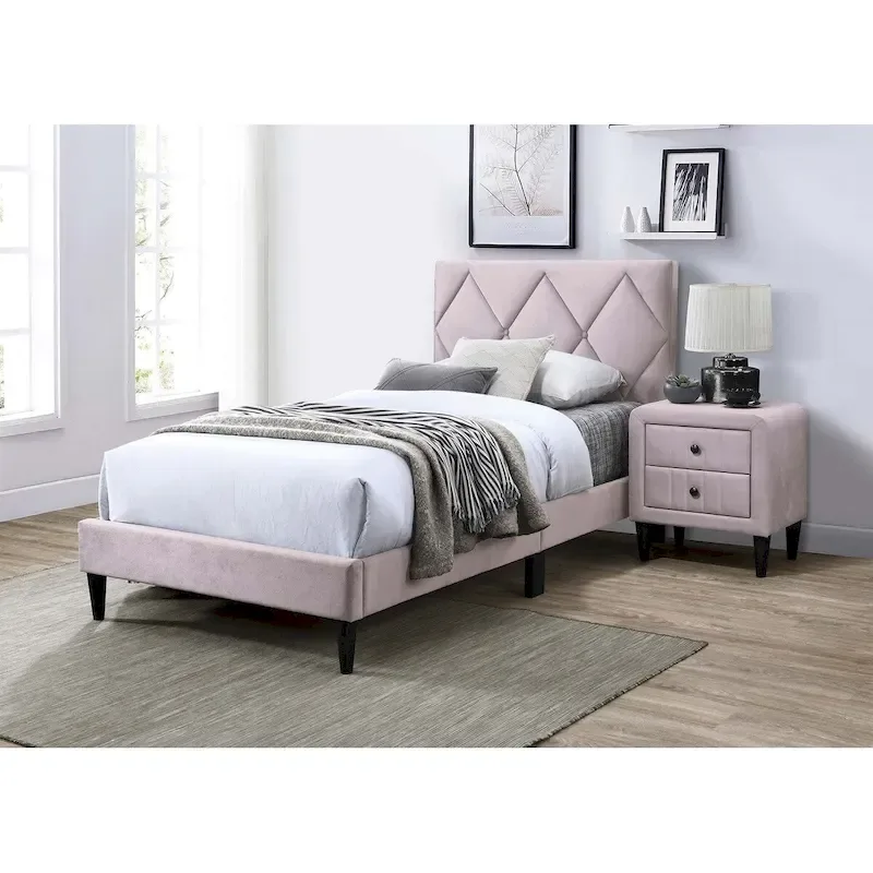 Poundex Twin Bed