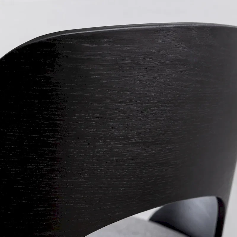 Adjustable Swivel Bar Stools Set of 2 with Fabric Upholstered Seat and Bentwood Back