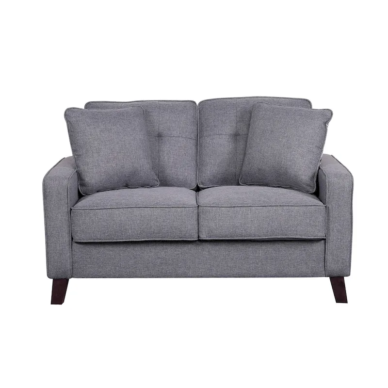 Mid-century Fabric Loveseat