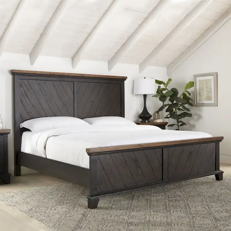 Steve Silver Overlook Rustic Panel Bed