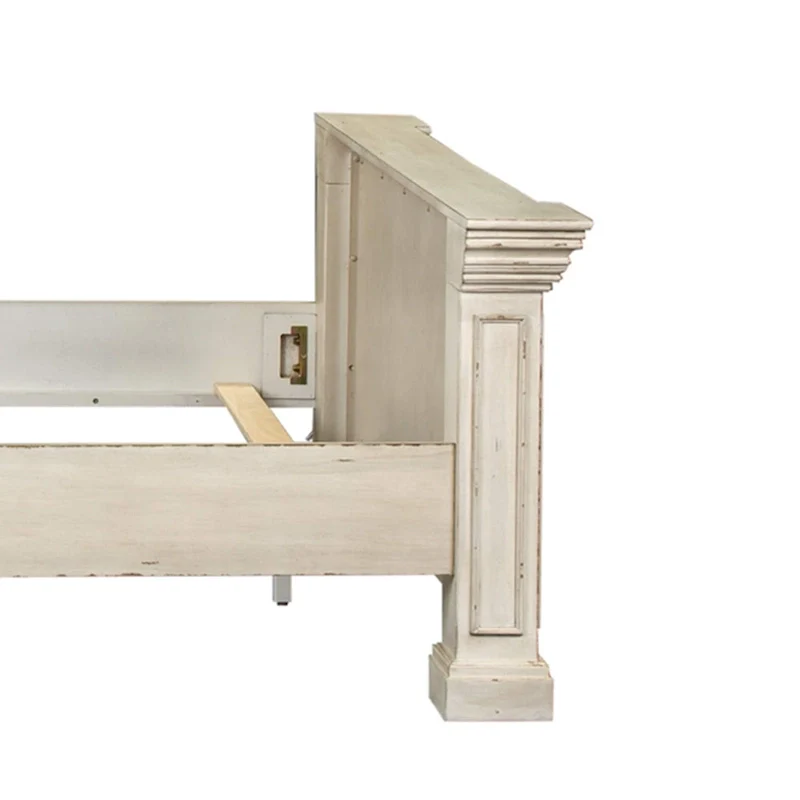 Big Valley Whitestone Distressed Queen Panel Bed
