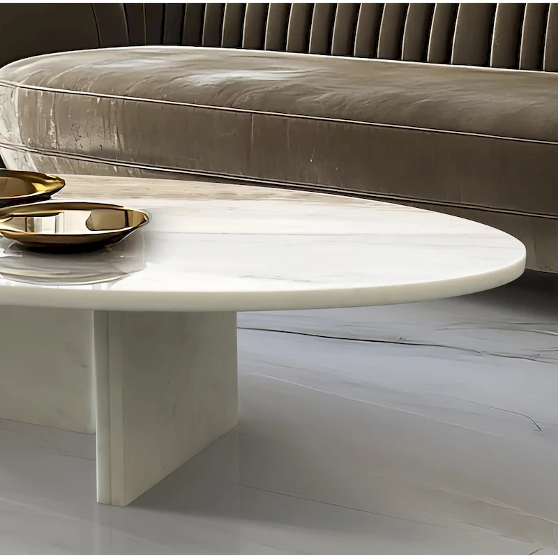 35.4 Natural Marble Stone Coffee Table