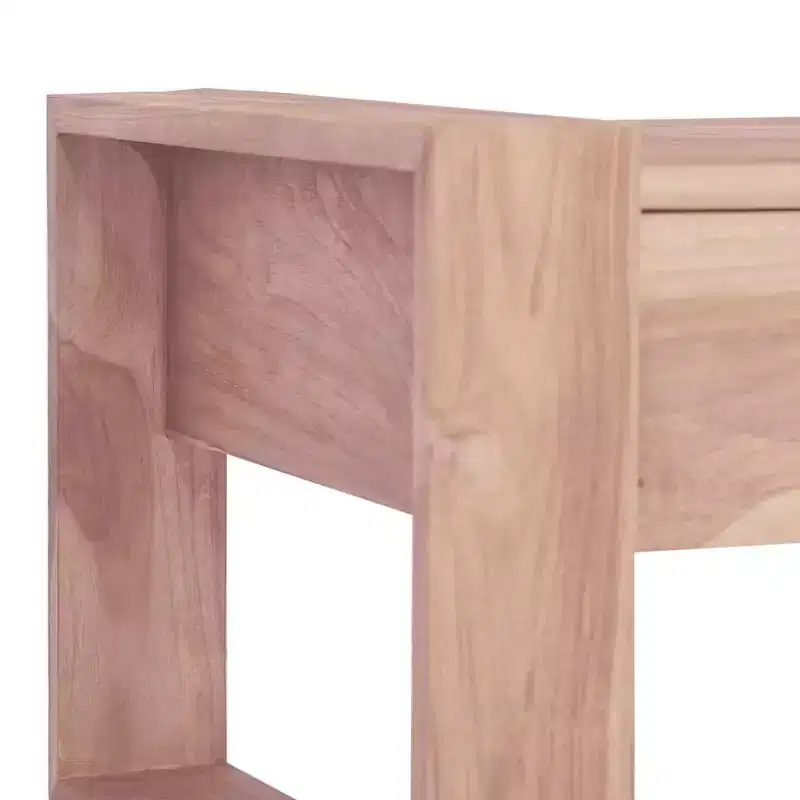 vidaXL Coffee Table Teak Solid teak wood 43.3 x 23.6 x 15.7 in