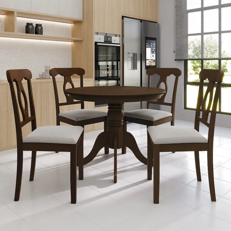 CraftPorch Mid-Century 5-piece Wooden Dining Set