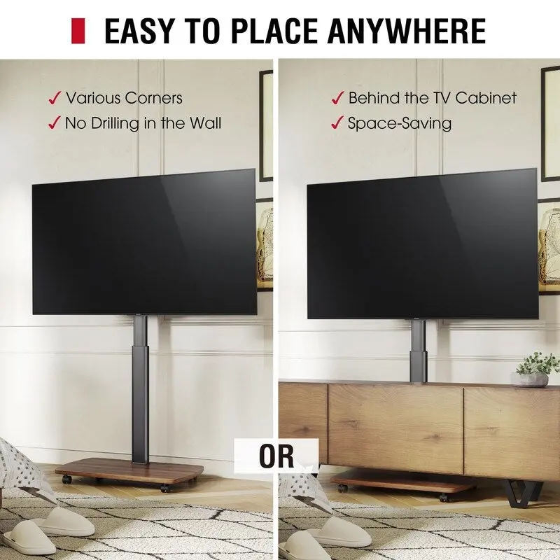 Rolling TV Stand