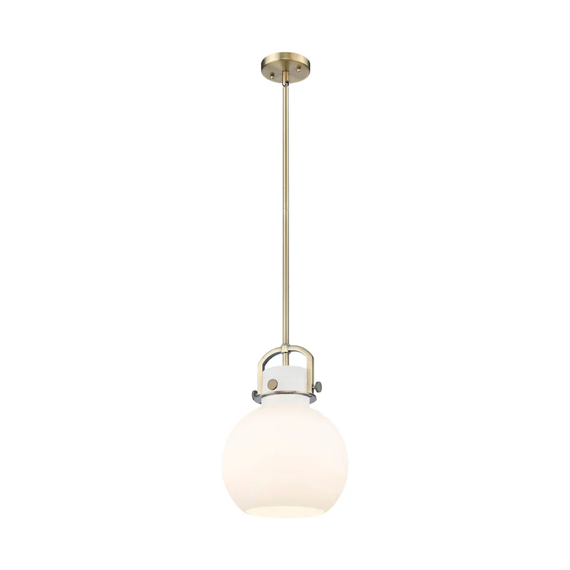 Innovations Lighting Newton Sphere - 1 Light 10  Stem Hung Pendant