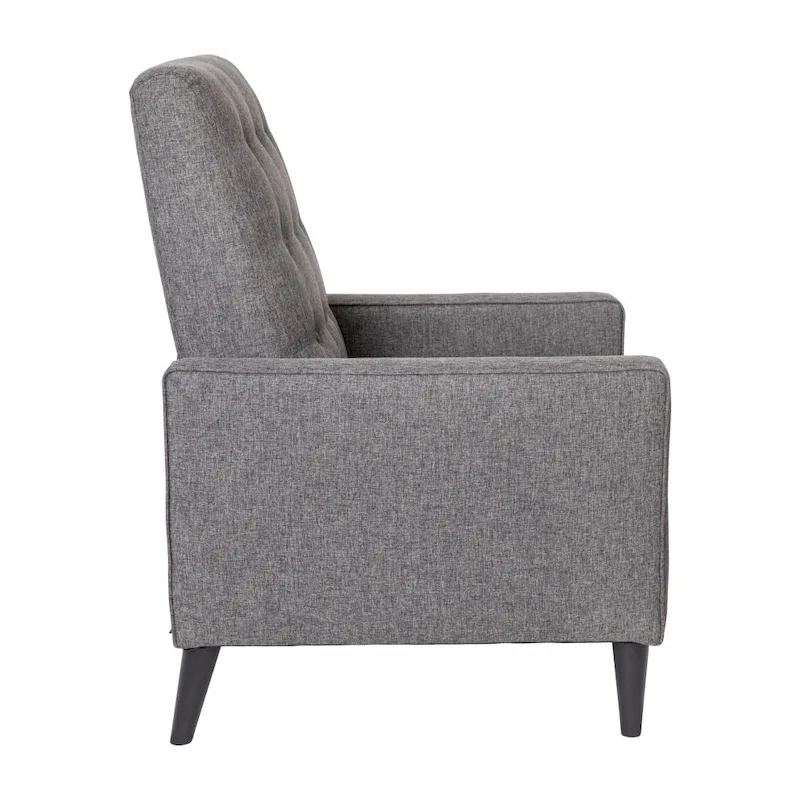 Pushback Recliner with Button Tufted Back