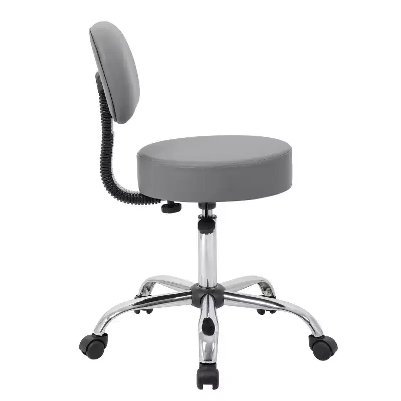 Medical Stool with Back Cushion - Boss Office Products