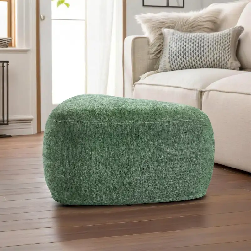 26 Footstools and Ottomans, Modern Fabric Pouf Ottoman