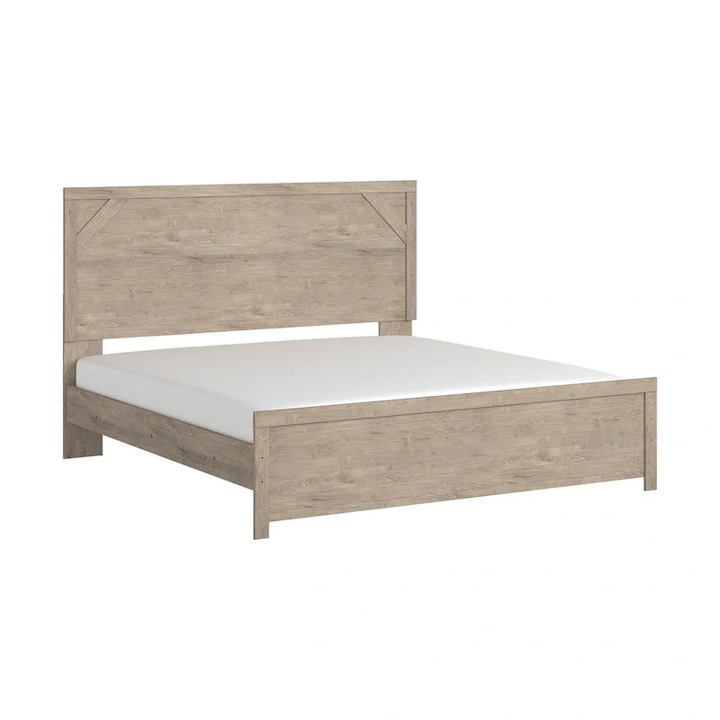 Senniberg Light Brown Panel Bed