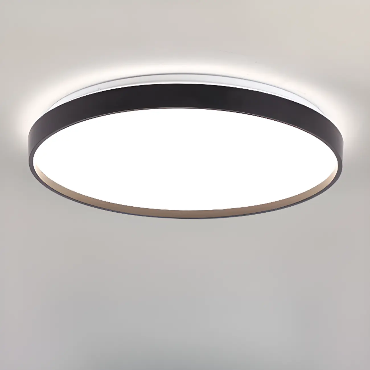 Stylish Circular Acrylic Flush Ceiling Light in Multi Dimming