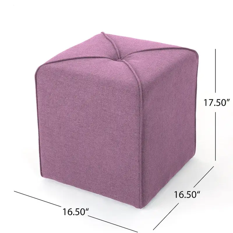Kenyon Fabric Square Ottoman by Christopher Knight Home