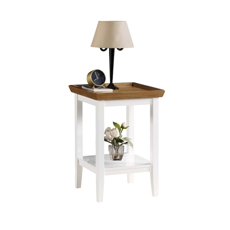 Convenience Concepts Ledgewood End Table with Shelf