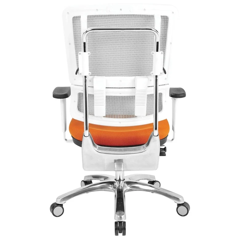 Breathable Mesh Chair with Custom Fabric Seat