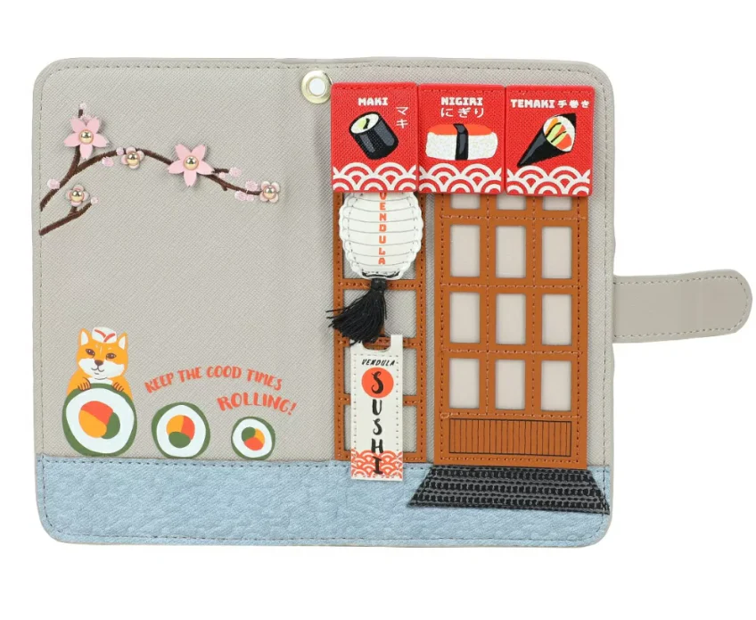 Vendula Sushi - Grey Edition Universal Flip Phone Case