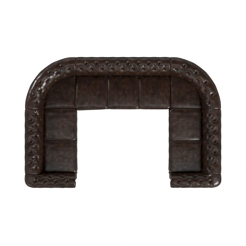 Knightsbridge Chesterfield U-shaped Sectional by iNSPIRE Q Artisan