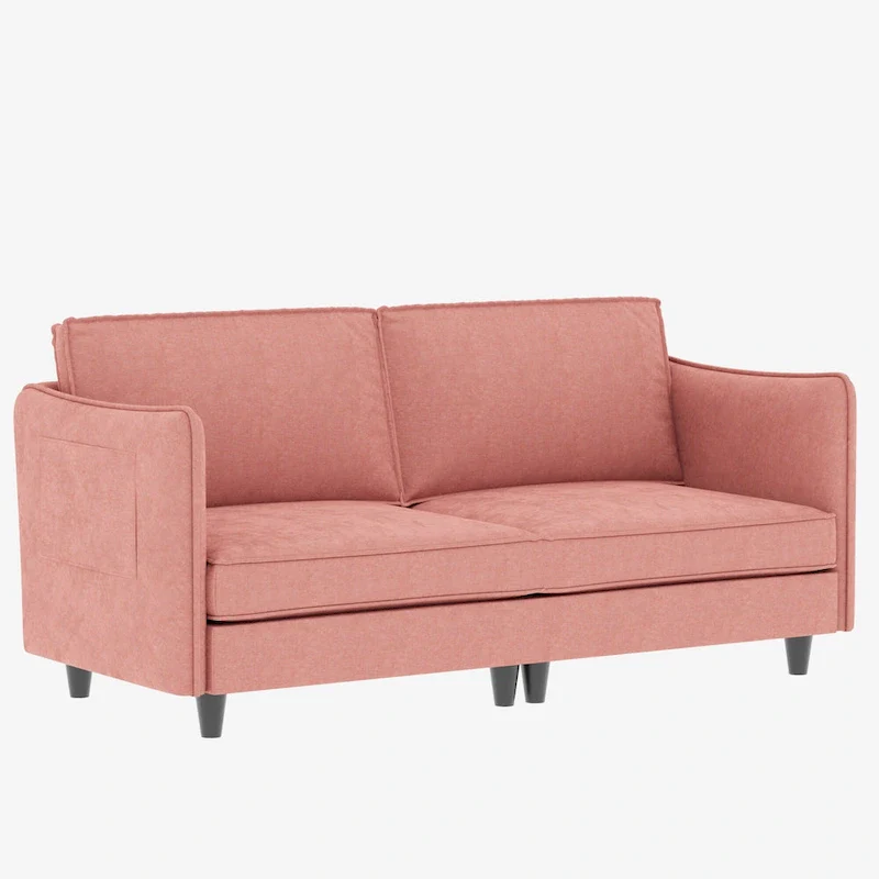 Christopher Knight Home - Hadley 74.27 Loveseat Sofa with Mid-Century Modern Design