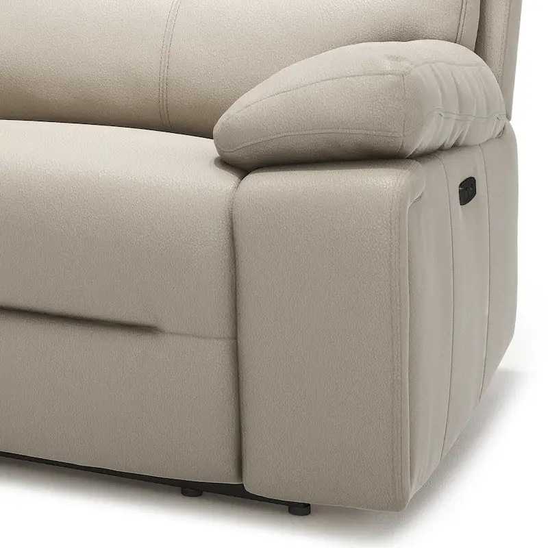 Malibu 79  2-Piece Leather Power Reclining Loveseat with Console and Cup Holders