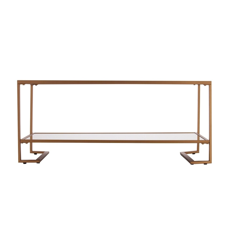 SEI Furniture Glam Gold Metal Coffee Coffee Table