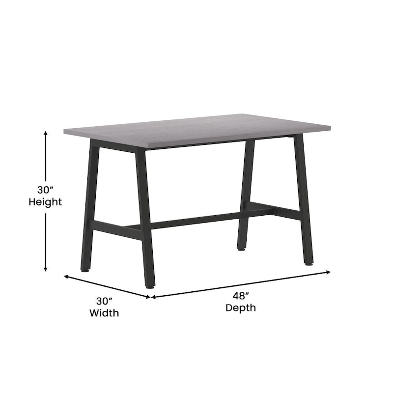 Commercial Conference Table with Laminate Top and A-Frame Base