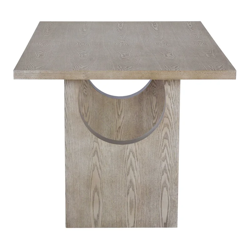 7-Piece Transitional Wooden Dining Set with Rectangular Table & 6 Chairs