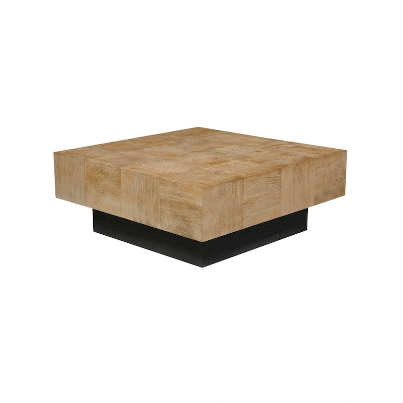 Caden 2-piece Solid Wood Living Room Table Set