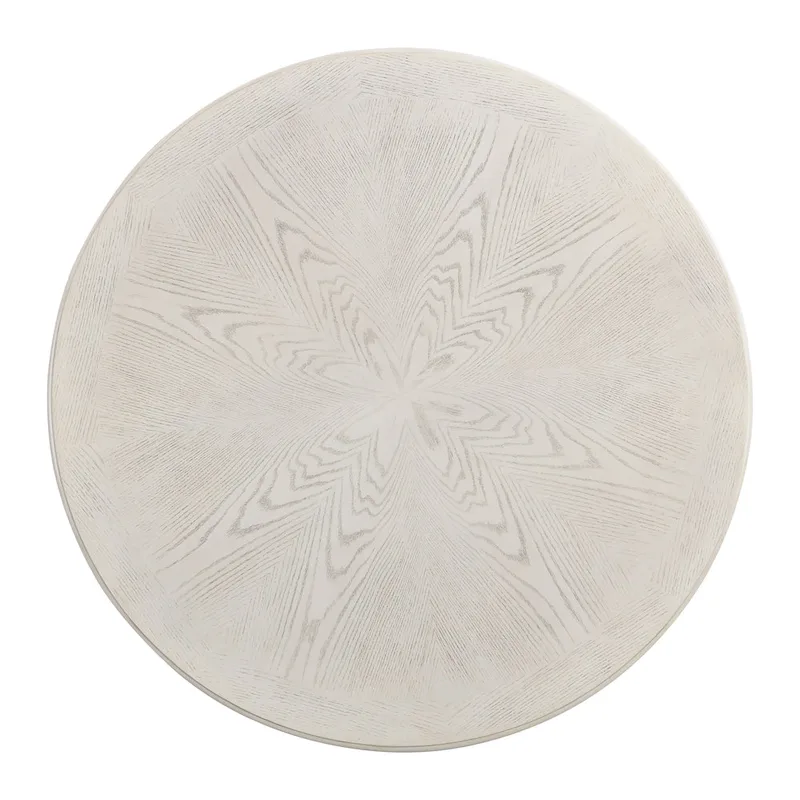 Nami Traditional Antique White 54-inch Wood Round Game Table by Furniture of America