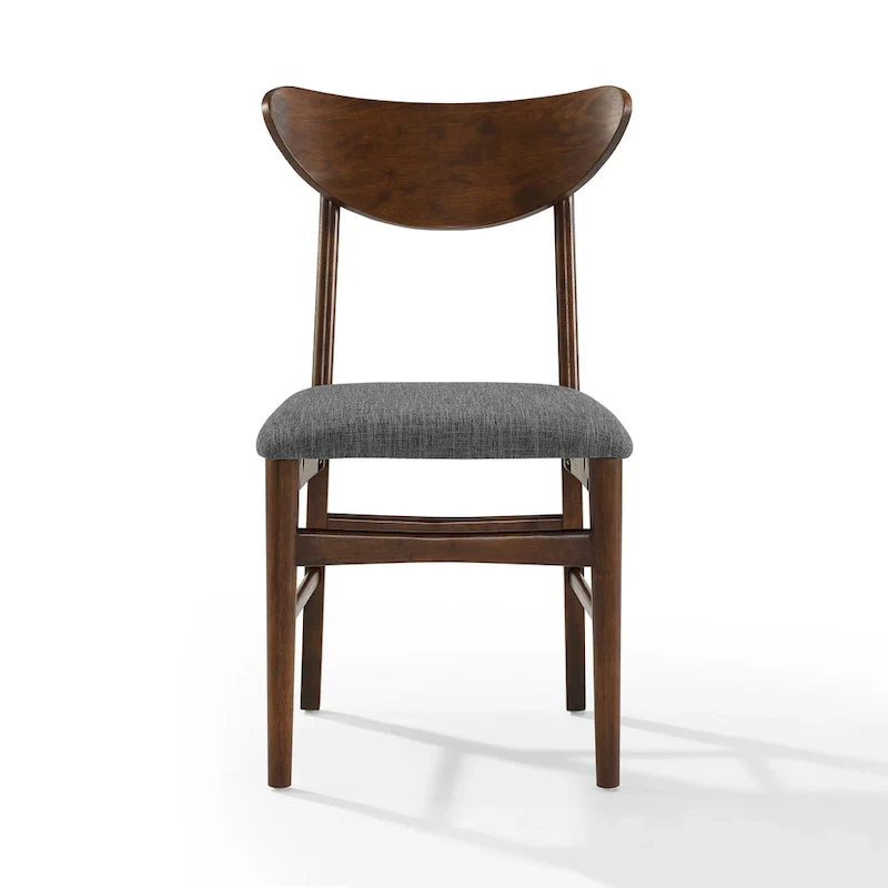 Crosley Landon 2Pc Wood Dining Chairs W/Upholstered Seat - 33.25H x19.75W x 19.75D