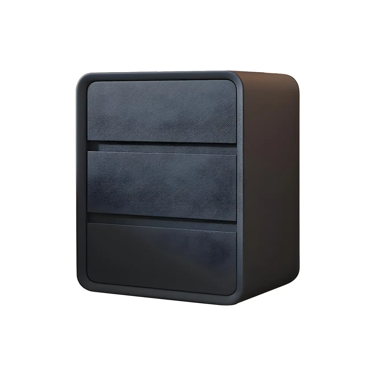 Scandinavian Wood Narrow Bedside Cabinet