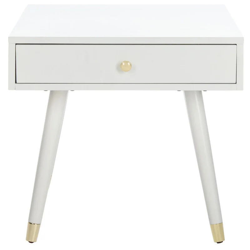 SAFAVIEH Sunny Mid-Century Gold Cap End Table - 24 x 24 x 22.3 - 24Wx24Dx22H
