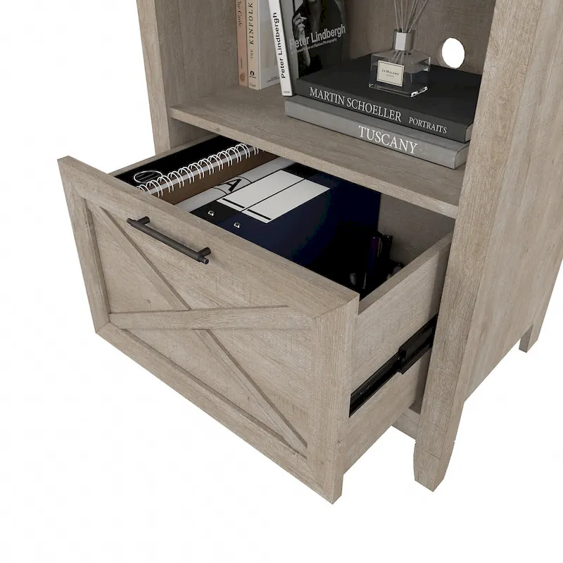 Key West Lateral File Cabinet with Shelf by Bush Furniture