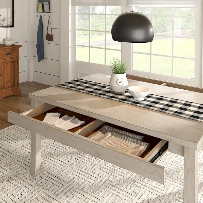 Wood Rectangular Dining Table