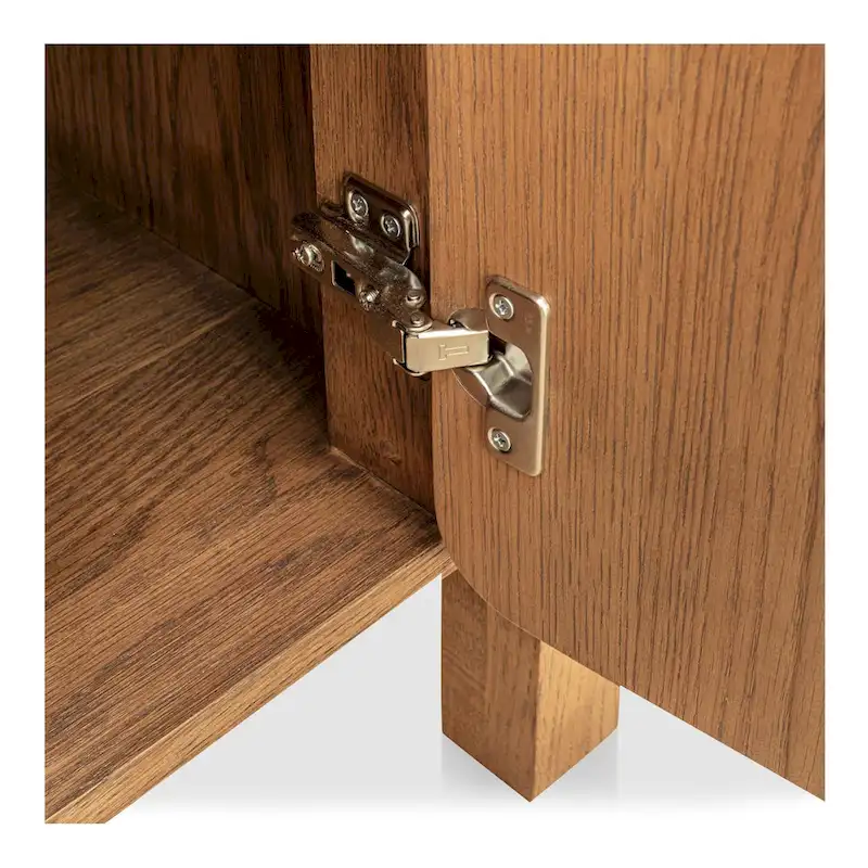 Bastian, Sideboard With drawers, Warm Brown - 78.5W x19.76D x32H