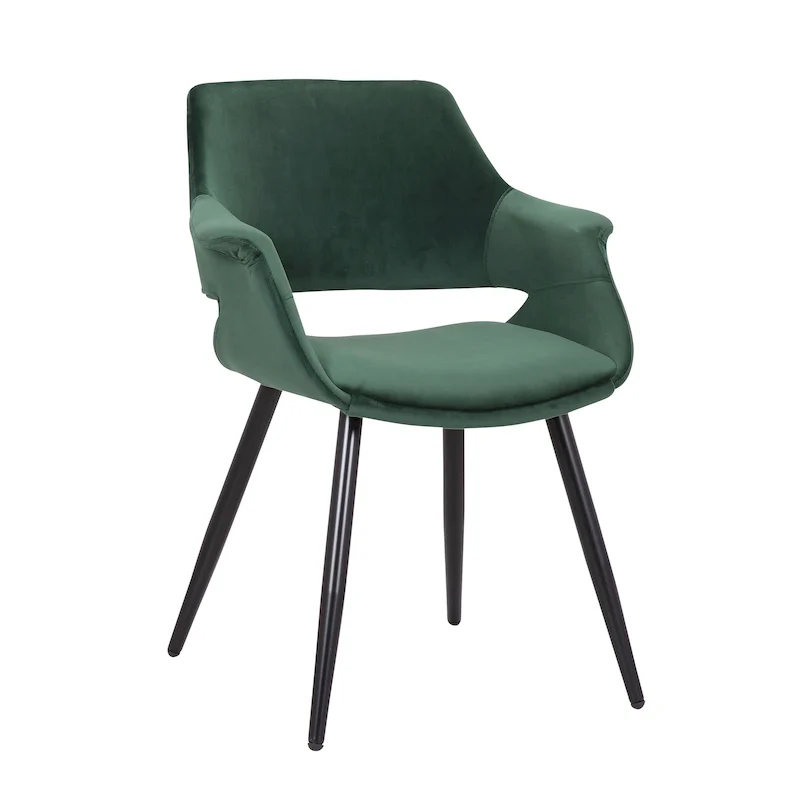 Velvet Mid-century Dining Chair