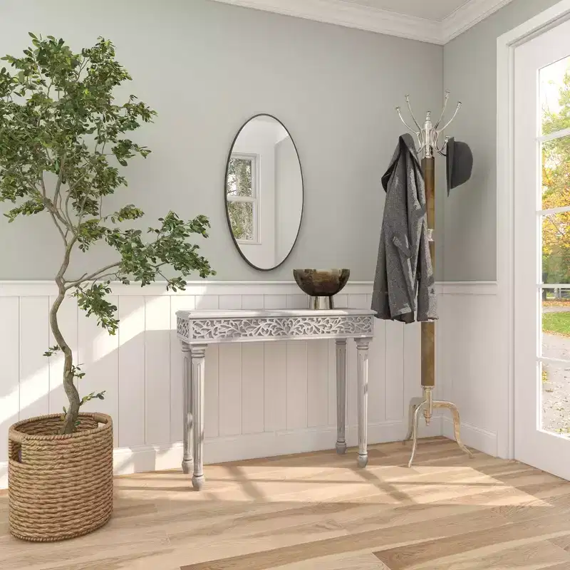 Farmhouse Mango Wood Console Table - Olivia & May