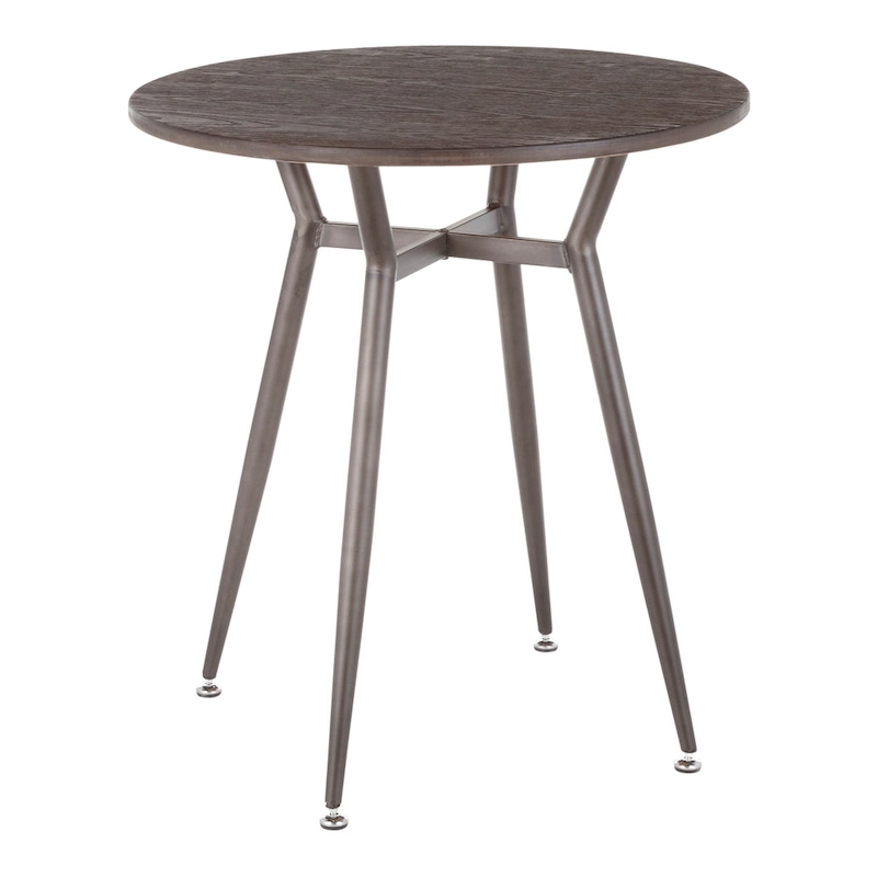 Carbon Loft Barton Industrial Round Dinette Table