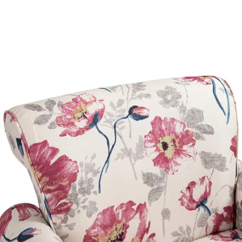 Living Room Armchair with Nailhead Trim - 29.9W x 29.9H x 32.9D