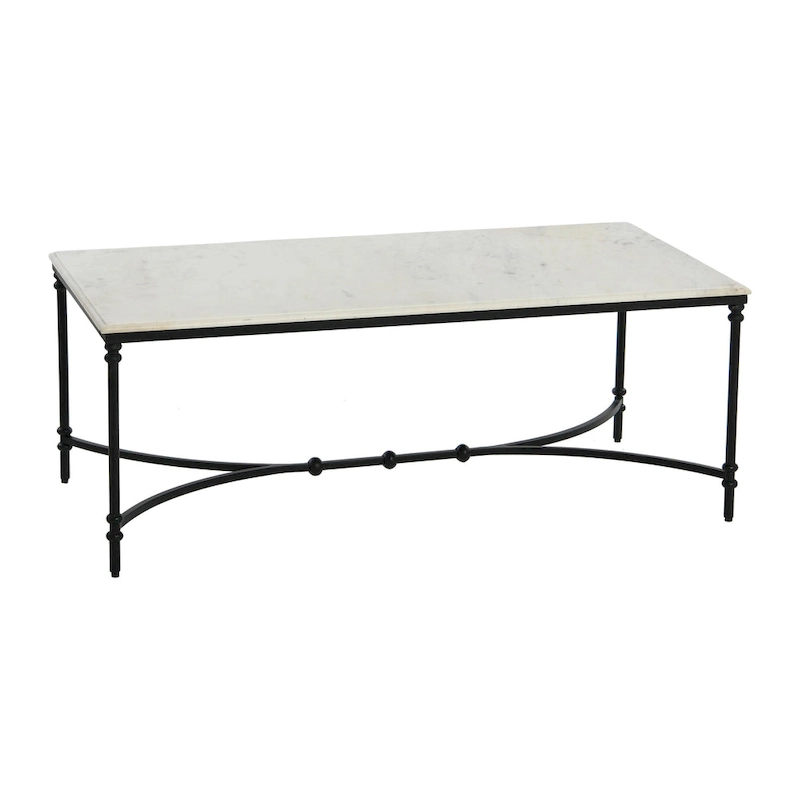 Libertine Genuine Marble and Metal Coffee Table