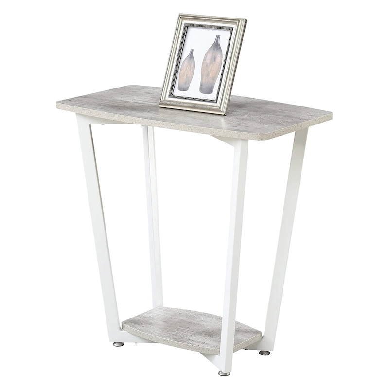Convenience Concepts Graystone End Table with Shelf