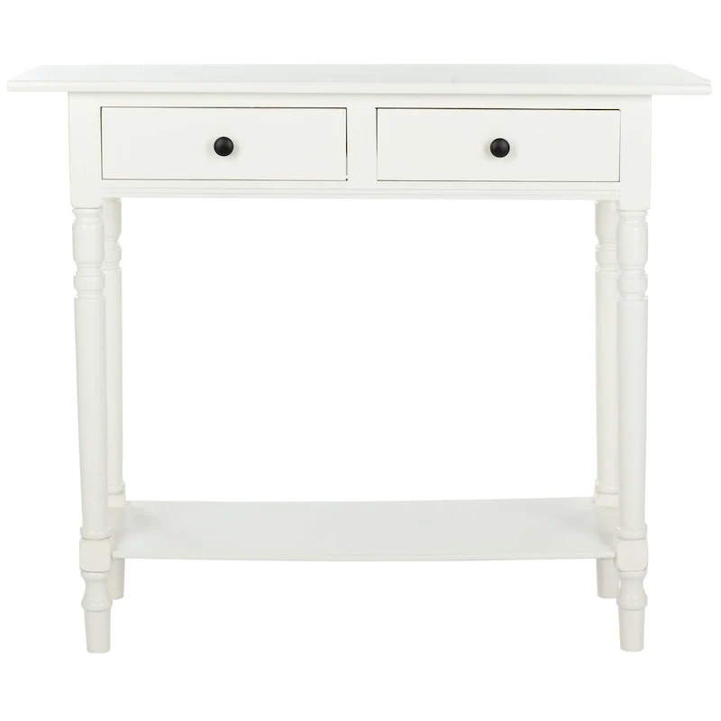 SAFAVIEH Arvilla Grey 2-Drawer Console Table - 37.8 x 13 x 31.9 - 38Wx13Dx32H