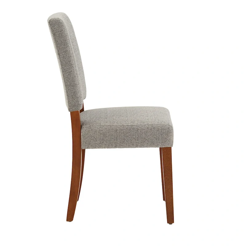 Calvados Upholstered Fabric Keyhole Dining Chairs (Set of 2) by