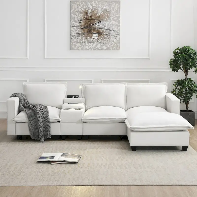 Harper&Bright Designs Modern Multi-fuctional Sectional Cloud Sofa
