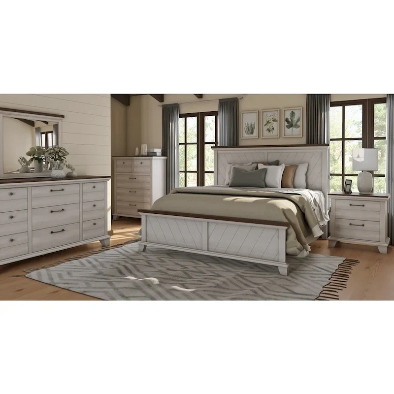 Steve Silver Overlook Rustic 4-piece Bedroom Set