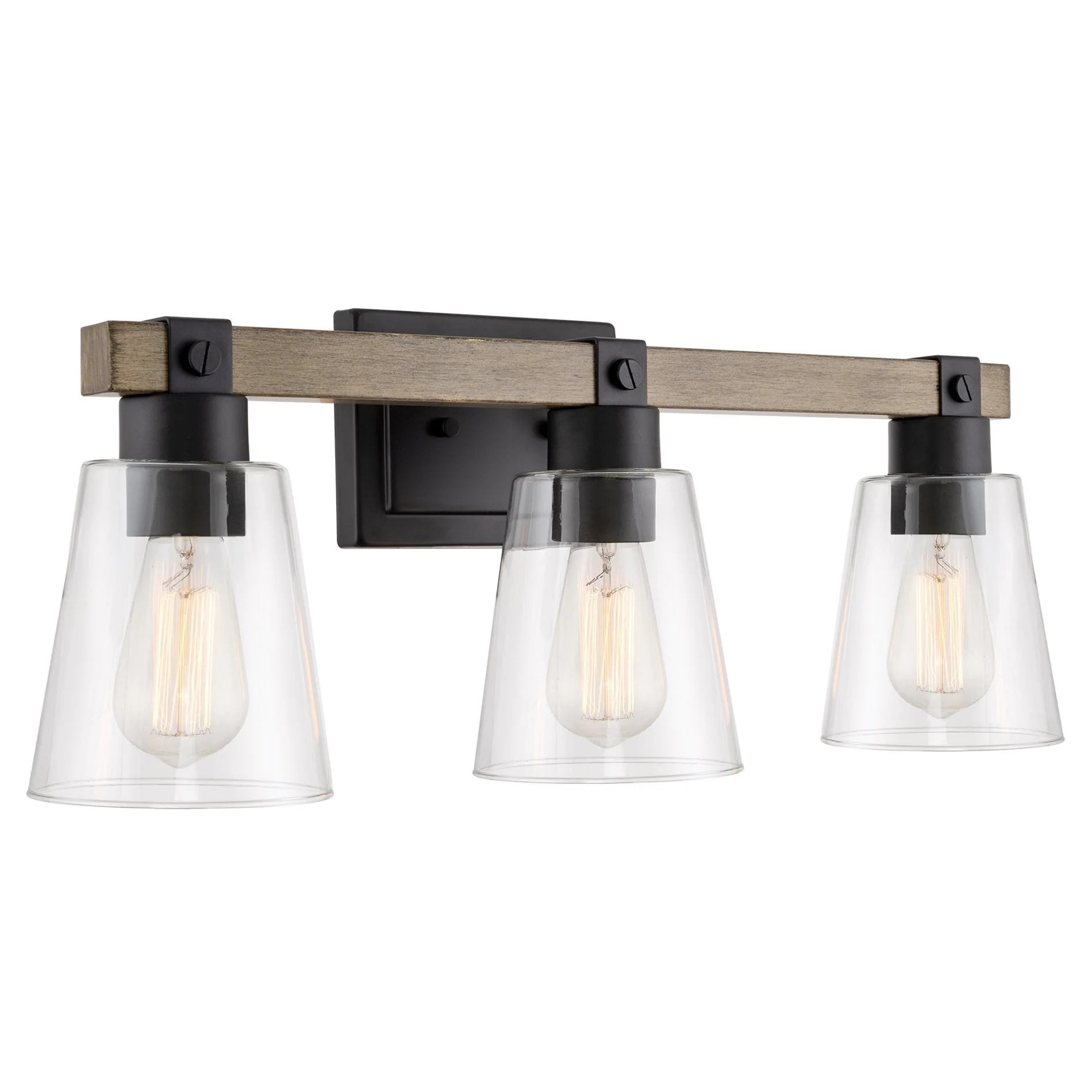 Asher 23 3-Light Farmhouse Vanity / Bathroom Light
