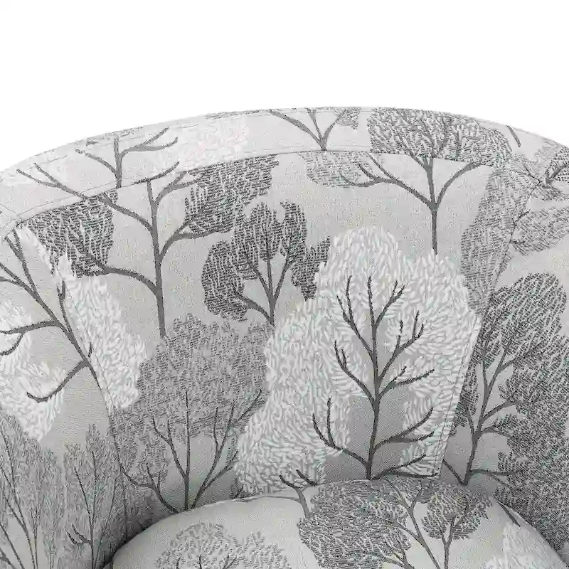 Swivel Glider Barrel Chair