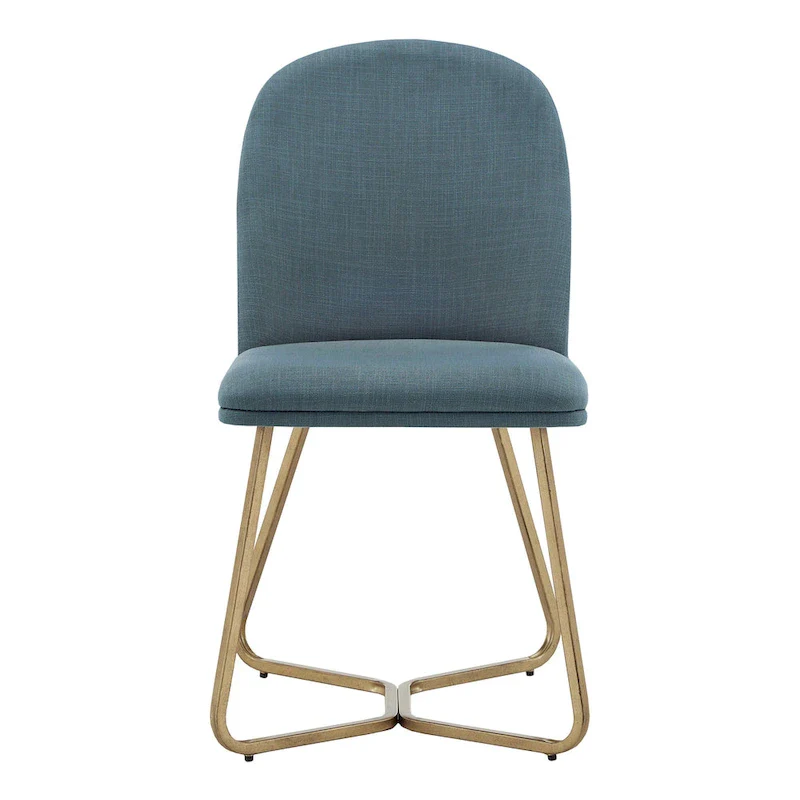 Gold Metal Dining Chair (Set of 2)