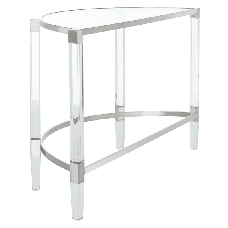 SAFAVIEH Couture Gunel Acrylic Console Table - 47.2  W x 17.7  L x 28.7  H - 47Wx18Dx29H